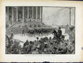 Original Old Antique Print Boer War By Richard Danes Naval Brigade Mansion House