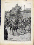 Original Old Antique Print Boer War By Richard Danes Broad Shouldered Man
