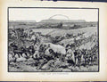 Original Old Antique Print Boer War By Richard Danes Main Road Bloemfontein