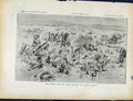 Old Antique Print Boer War By Richard Danes Panoramic View Disaster Koorn