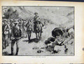 Original Old Antique Print Boer War By Richard Danes Civs On The March