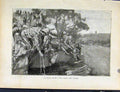 Original Old Antique Print Boer War By Richard Danes Daily Sight Rush For Water