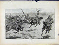 Original Old Antique Print Boer War By Richard Danes Tally Hoi
