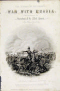 Original Old Antique Print War Russia Battle Inkermann 1854 Fine Art Victorian