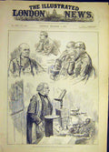 Original Old Antique Print Spencer-1888 Wells Surgeon College Royal Medical 19th