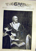 Original Old Antique Print 1893 Marquess Dufferin Ava Ambassador France 19th
