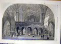 Original Old Antique Print 1861 Dom Munster Westphalia Read Fine Art Victorian