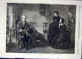 Original Old Antique Print 1858 Rankley Prodigal Returns Fine Art 19th