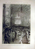Old Antique Print 1902 Peace Celebrations Scotland Glasgow Provost Anthem 20th