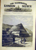 Original Old Antique Print 1873 Evershed'S Rough Dorking Wilberforce Victorian