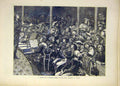 Original Old Antique Print 1871 Sketch Concert Poor Italians London Music 19th