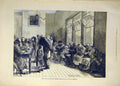 Old Antique Print 1879 Sheffield Distress Relief Committee Institute Poor 19th