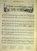 Original Old Antique Print 1855 Song Music Score King Miller Dee Mackay Bishop