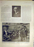 Original Old Antique Print 1902 Robinson Westminster Church Congress Northampton