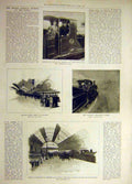 Old Antique Print 1895 Crookes Engine Railway Adriatic Train Soutar Race 19th