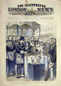 Old Antique Print 1880 Royal Visit Prince Wales Truro Cathedral Triumphal 19th