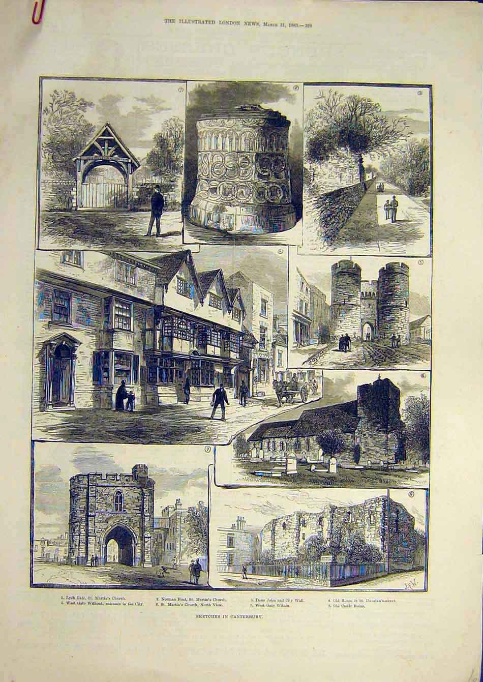 Original Old Antique Print 1883 Factory Chimney Brewer Bradford Electric Light