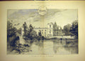 Old Antique Print 1887 English Homes Wilton House Earl Pembroke Building 19th