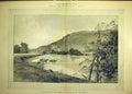 Old Antique Print 1892 Chatsworth Duke Devonshire English Homes Building 19th