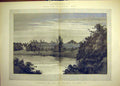 Original Old Antique Print 1890 Knowsley Earl Derby English Homes Building 19th