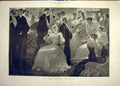 Old Antique Print 1894 New-Year Fsetivities Cotillon Dance Party People 19th