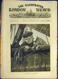 Original Old Antique Print 1873 Leisure-Hour Wyllie Boy Fishing Boat Dog Fishing