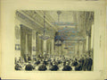 Old Antique Print 1876 Manchester Conservative Club Inauguration Banquet 19th