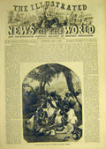Original Old Antique Print 1860 Joseph'S Coat Vernet Religious Fine Art 19th