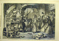 Original Old Antique Print 1860 Flite Wards Jarndyce Lord-Cahncellor Gilbert Art