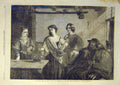 Original Old Antique Print 1861 Leslie Florizel Per-Dita Fine Art Flower 19th