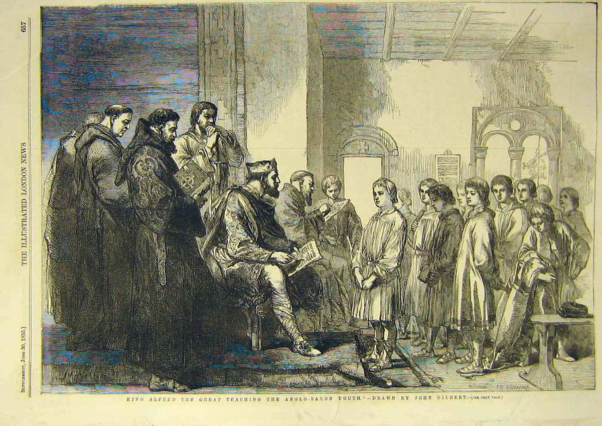 Original Old Antique Print 1856 Foxhunters Good-Lod-Days Leech Fine Art 19th