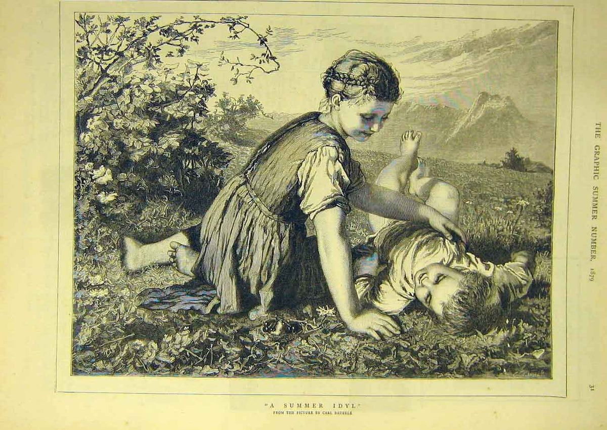 Original Old Antique Print 1855 King Alfred-Great Anglo-Saxon Youth Gilbert 19th