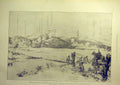 Original Old Antique Print 1897 Sketch Greek-Turkish War Domoko Morell Victorian