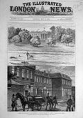 Original Old Antique Print 1882 Murder Cavendish Phoenix Park Dublin Ireland
