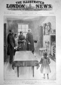 Original Old Antique Print 1903 King Irish Poor Tenemant Dwelling Dublin Ireland