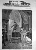 Original Old Antique Print 1889 Royal Italian Opera Covent Garden Theatre 19th