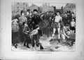 Original Old Antique Print 1861 London Street Acrobats Children Drummer 19th