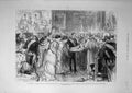 Original Old Antique Print 1880 Spanish Infanta Royal Palace Madrid King Spain