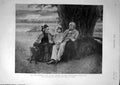 Original Old Antique Print 1894 Portrait Gladstone Grand-Daughter Drew Victorian