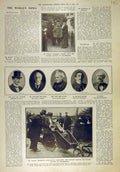 Old Antique Print 1906 Meredith Leatherhead Stanley Moulton Evans Barres 20th