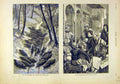 Original Old Antique Print 1878 Russian Troops Siers Balkans Egypt Cairo 19th