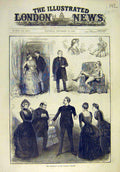 Original Old Antique Print 1884 Candidate Criterion Theatre Sketches Actors 19th