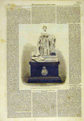 Original Old Antique Print 1860 Turner Prize Plate St George'S Volunteer Corps