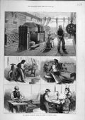 Original Old Antique Print 1873 Ashantee Expedition Bullets Woolwich Arsenal