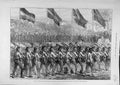 Old Antique Print 1874 Troops Ashantee Black-Watch Highlanders Portsmouth 19th