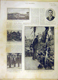 Original Old Antique Print 1901 Funeral Mckinley Rooseveldt America-Cup Yachts