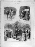 Old Antique Print 1875 Botanic Society Fete Regent'S Park Garden Sketches 19th