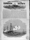 Old Antique Print 1857 Osborne Isle Wight Emperor French Royal Fleet Ship 19th