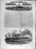 Original Old Antique Print 1853 Duke-Sutherland Steam-Ship Aberdeen Pier Wreck