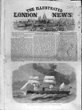 Original Old Antique Print 1866 Turksih Ironclad Ship Abdul-Aziz Frigate Sketch